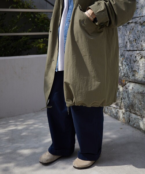 FREAK'S STORE(フリークスストア)の「M-65 モッズコート(ステンカラーコート・メンズ・オリーブ・LARGE/SMALL)」の9枚目の写真