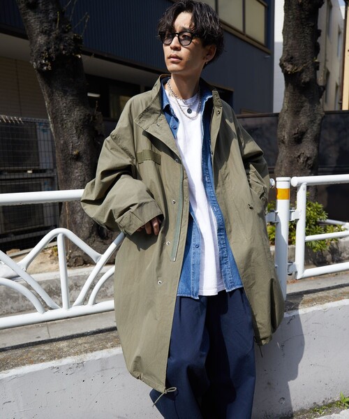 FREAK'S STORE(フリークスストア)の「M-65 モッズコート(ステンカラーコート・メンズ・オリーブ・LARGE/SMALL)」の10枚目の写真