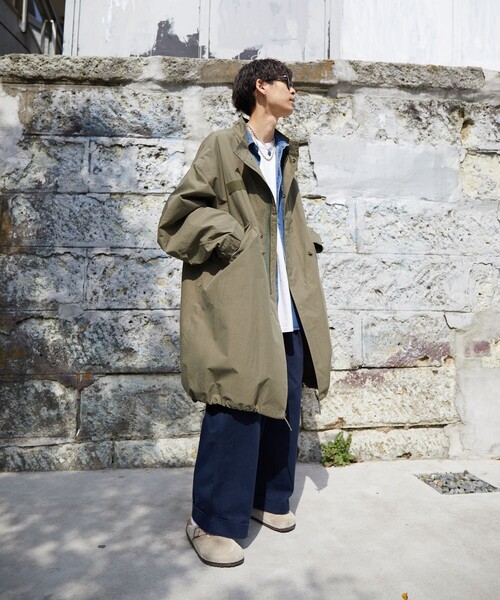 FREAK'S STORE(フリークスストア)の「M-65 モッズコート(ステンカラーコート・メンズ・オリーブ・LARGE/SMALL)」の12枚目の写真