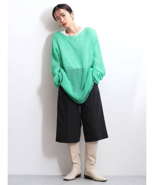 Ungrid（アングリッド）の「タックハーフパンツ（その他パンツ・レディース・ブラック/ボルドー・FREE）」の14枚目の写真