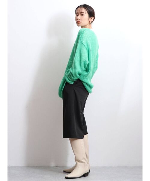 Ungrid（アングリッド）の「タックハーフパンツ（その他パンツ・レディース・ブラック/ボルドー・FREE）」の13枚目の写真