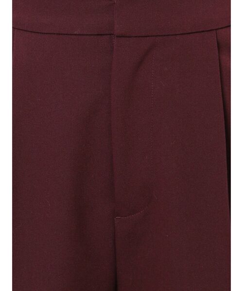 Ungrid（アングリッド）の「タックハーフパンツ（その他パンツ・レディース・ブラック/ボルドー・FREE）」の4枚目の写真