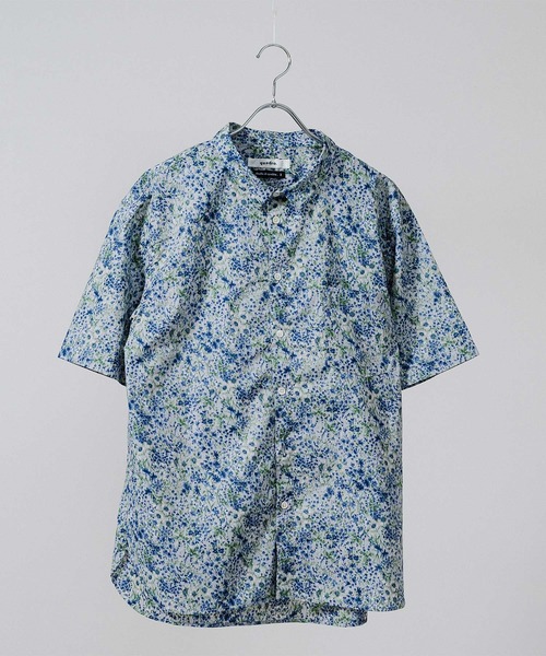 60ローン小花柄pレギュラーカラー半袖シャツ シャツ ブラウス Quadro クオドロ のファッション通販 Zozotown