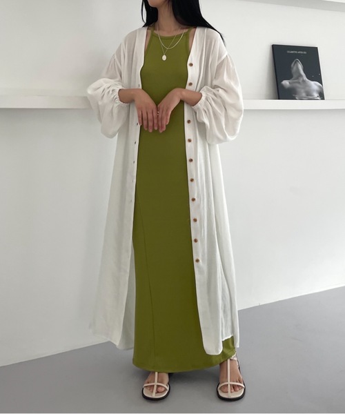 Didot.showroom(ディドット ショールーム)の「【DIDOT.】テンセルボリュームシャツワンピース(ワンピース・レディース・レッド/アイボリー/ブラック・FREE)」の10枚目の写真