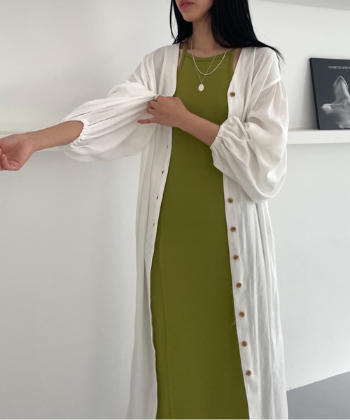 Didot.showroom(ディドット ショールーム)の「【DIDOT.】テンセルボリュームシャツワンピース(ワンピース・レディース・レッド/アイボリー/ブラック・FREE)」の8枚目の写真