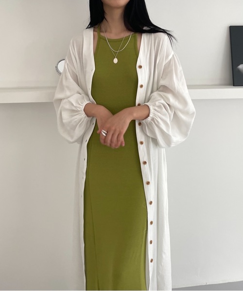 Didot.showroom(ディドット ショールーム)の「【DIDOT.】テンセルボリュームシャツワンピース(ワンピース・レディース・レッド/アイボリー/ブラック・FREE)」の12枚目の写真