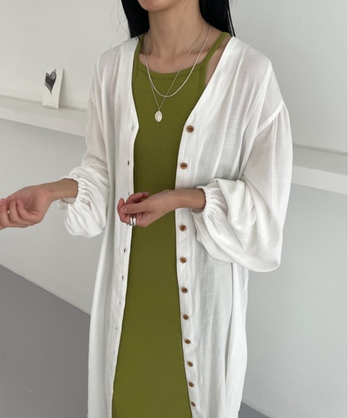 Didot.showroom(ディドット ショールーム)の「【DIDOT.】テンセルボリュームシャツワンピース(ワンピース・レディース・レッド/アイボリー/ブラック・FREE)」の11枚目の写真