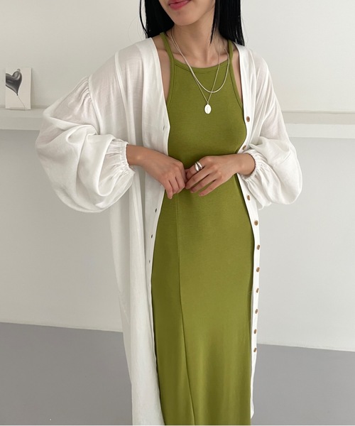 Didot.showroom(ディドット ショールーム)の「【DIDOT.】テンセルボリュームシャツワンピース(ワンピース・レディース・レッド/アイボリー/ブラック・FREE)」の9枚目の写真