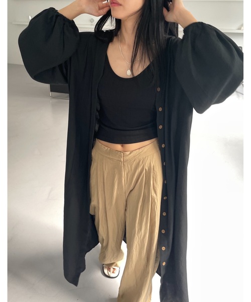 Didot.showroom(ディドット ショールーム)の「【DIDOT.】テンセルボリュームシャツワンピース(ワンピース・レディース・レッド/アイボリー/ブラック・FREE)」の17枚目の写真