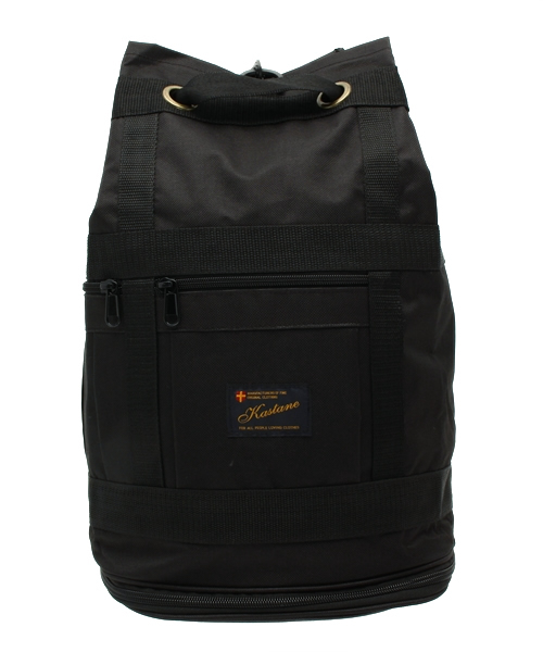 Kastane(カスタネ)の「【Kastane】Kastane BACK PACK(バックパック/リュック・レディース・ブラック/ベージュ/インディゴブルー・FREE)」の2枚目の写真