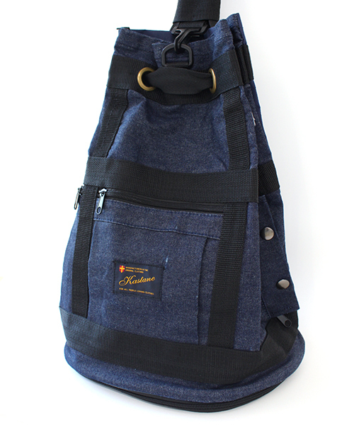 Kastane(カスタネ)の「【Kastane】Kastane BACK PACK(バックパック/リュック・レディース・ブラック/ベージュ/インディゴブルー・FREE)」の5枚目の写真