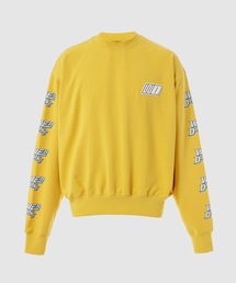 YELLOW WE11DONE LOGO PARTY SWEATSHIRT