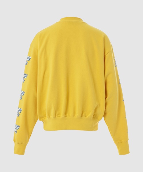 WE11DONE(ウェルダン)の「YELLOW WE11DONE LOGO PARTY SWEATSHIRT(スウェット・メンズ・イエロー・S/XS)」の4枚目の写真