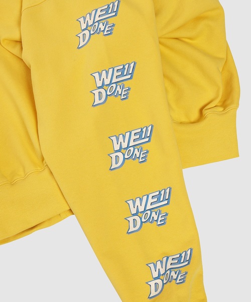 WE11DONE(ウェルダン)の「YELLOW WE11DONE LOGO PARTY SWEATSHIRT(スウェット・メンズ・イエロー・S/XS)」の2枚目の写真