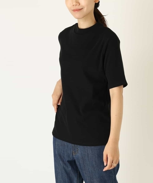 a.v.v(アーヴェヴェ)の「バックオープンリブトップス(Tシャツ/カットソー・レディース・ライトブルー/ブラック・38/36/40)」の8枚目の写真