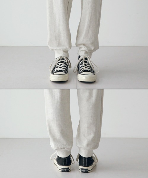 UNE MANSION（ユヌマンション）の「フードジップアップ&ジョガーセット（サロペット/オーバーオール・レディース・ブラック/グレー/アイボリー・FREE）」の20枚目の写真