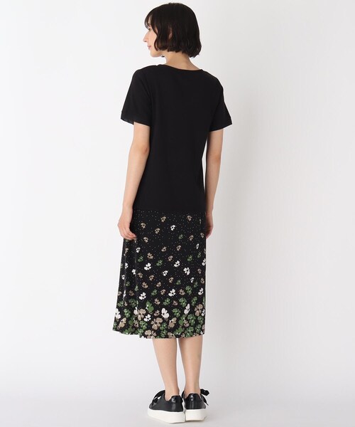 LAURA ASHLEY（ローラアシュレイ）の「【洗える】ブランブル ロゴシフォントリムTシャツ（Tシャツ/カットソー・レディース・オフホワイト/ブラック/グリーン/キャメル・38/40）」の19枚目の写真