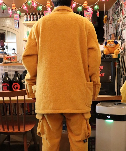 AlexanderLeeChang(アレキサンダーリーチャン)の「AlexanderLeeChang アレキサンダーリーチャン / BLC FLEECE COVERALL JKT BACANCESコラボレーションセットアップビッグシルエットフリースカバーオールジャケット / BC032201(カバーオール・メンズ・マスタード/ブラック/ブラウン・LARGE/MEDIUM/X-LARGE)」の6枚目の写真