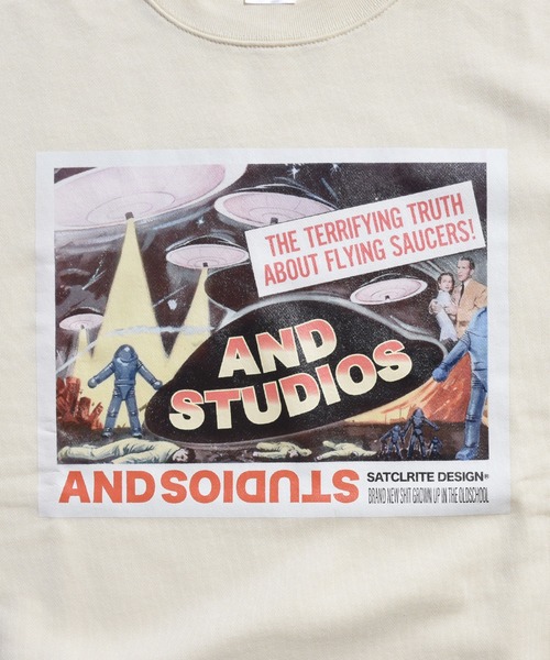 ANDSTUDIOS（アンドステュディオス）の「ANDSTUDIOS（アンドステュディオス）EARTH AND STUDIOS クルーネック ビッグシルエット スウェット トレーナー（スウェット・レディース・グリーン/グレー/パープル/クリーム/ブラック/ワインレッド/カーキ・ONE SIZE）」の11枚目の写真