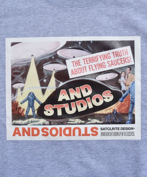 ANDSTUDIOS（アンドステュディオス）の「ANDSTUDIOS（アンドステュディオス）EARTH AND STUDIOS クルーネック ビッグシルエット スウェット トレーナー（スウェット・レディース・グリーン/グレー/パープル/クリーム/ブラック/ワインレッド/カーキ・ONE SIZE）」の12枚目の写真