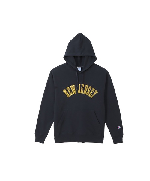 Champion（チャンピオン）の「【Champion/チャンピオン】メンズ ベーシック フーデッドスウェットシャツ（パーカー・メンズ・グレー/ブラック/ネイビー/オートミール/ホワイト・MEDIUM/LARGE/X-LARGE/SMALL）」の16枚目の写真