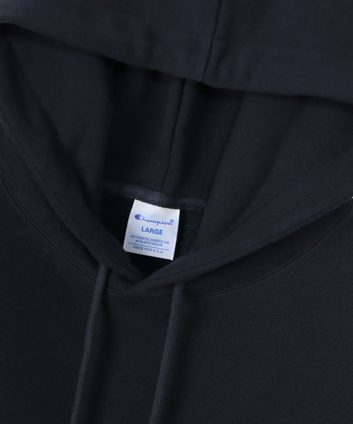 Champion（チャンピオン）の「【Champion/チャンピオン】メンズ ベーシック フーデッドスウェットシャツ（パーカー・メンズ・グレー/ブラック/ネイビー/オートミール/ホワイト・MEDIUM/LARGE/X-LARGE/SMALL）」の19枚目の写真
