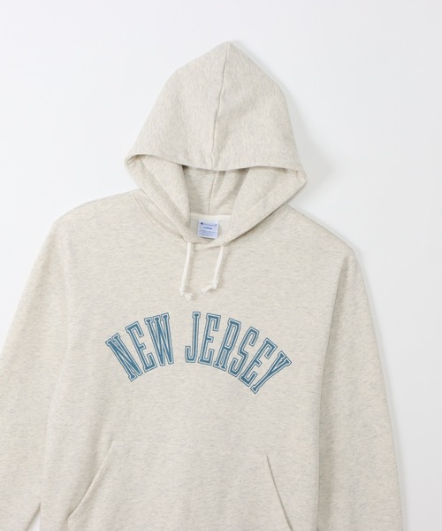 Champion（チャンピオン）の「【Champion/チャンピオン】メンズ ベーシック フーデッドスウェットシャツ（パーカー・メンズ・グレー/ブラック/ネイビー/オートミール/ホワイト・MEDIUM/LARGE/X-LARGE/SMALL）」の9枚目の写真