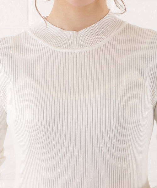 Lace Ladies(レースレディース)の「ハイネックロングニットワンピース(ワンピース・レディース・アイボリー/ブラック・L/XL/M/S)」の13枚目の写真