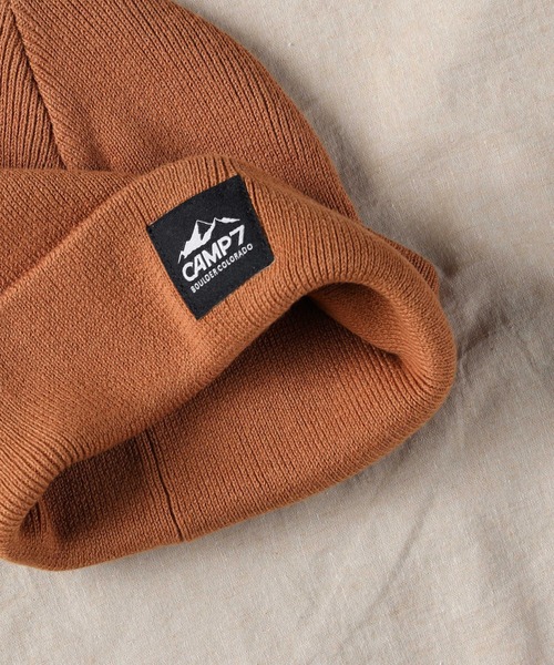 CAMP7（キャンプセブン）の「【CAMP7】プレーンニットワッチ（ニットキャップ/ビーニー・メンズ・ホワイト/ブラック/ブラウン/グレー・フリー）」の9枚目の写真