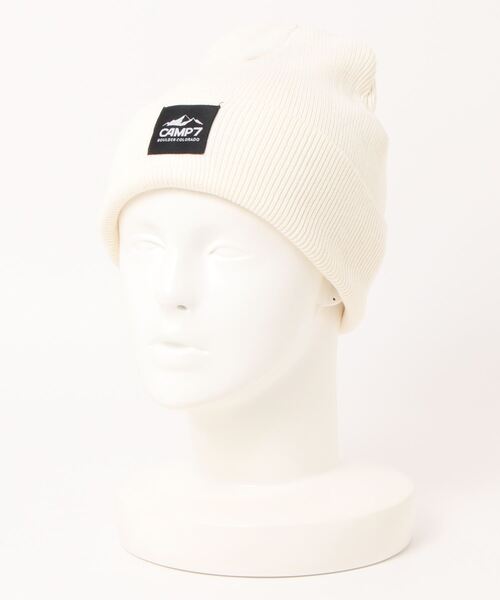 CAMP7（キャンプセブン）の「【CAMP7】プレーンニットワッチ（ニットキャップ/ビーニー・メンズ・ホワイト/ブラック/ブラウン/グレー・フリー）」の10枚目の写真