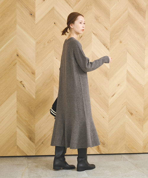 JOURNAL STANDARD(ジャーナルスタンダード)の「■トラペーズワンピース(ワンピース・レディース・ブラック/ベージュ/グレー・38/36)」の9枚目の写真