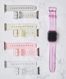 zandy（ズィーアンドワイ）の「【zandy / ズィー・アンド・ワイ】アップルウォッチバンド オーロラクリアベルト Apple Watch（デジタル腕時計）」