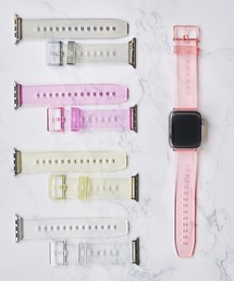 【zandy / ズィー・アンド・ワイ】アップルウォッチバンド オーロラクリアベルト Apple Watch