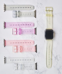 【zandy / ズィー・アンド・ワイ】アップルウォッチバンド オーロラクリアベルト Apple Watch