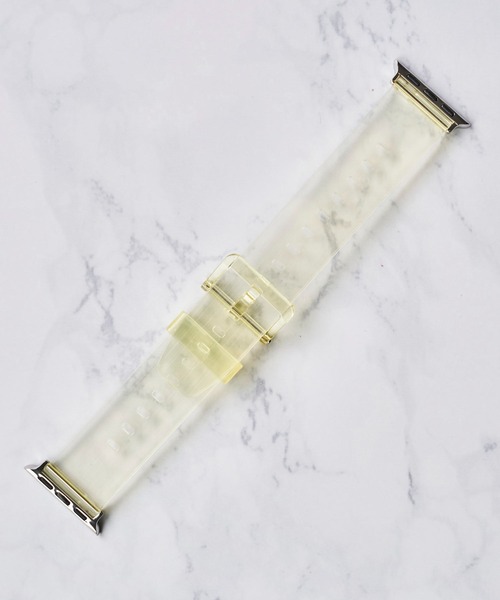 zandy(ズィーアンドワイ)の「【zandy / ズィー・アンド・ワイ】アップルウォッチバンド オーロラクリアベルト Apple Watch(デジタル腕時計・レディース・パープル/グレー/ピンク/イエロー/クリア・SMALL/MEDIUM)」の8枚目の写真