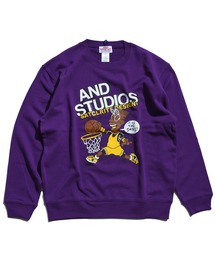 ANDSTUDIOS | ANDSTUDIOS/アンドステュディオス ビッグシルエット/オーバーサイズ/無地ロゴスウェット SADMS(スウェット)