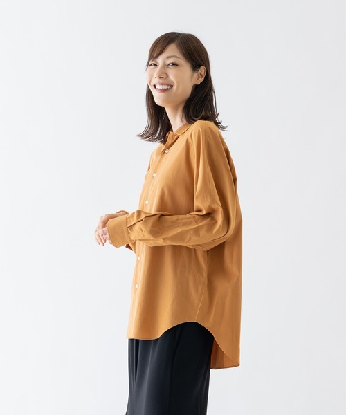 GOOUCI グーチ レーヨンシャツ マスタード Msize