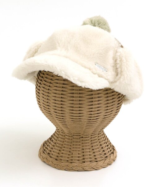 apres les cours（アプレレクール）の「耳あてつきボアキャップ（キャップ・キッズ・ブラウン/アイボリー・50/54/58）」の13枚目の写真