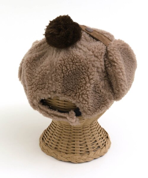 apres les cours（アプレレクール）の「耳あてつきボアキャップ（キャップ・キッズ・ブラウン/アイボリー・50/54/58）」の14枚目の写真