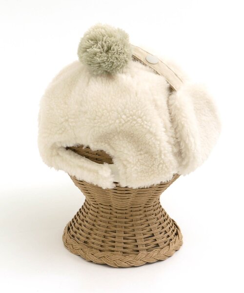 apres les cours（アプレレクール）の「耳あてつきボアキャップ（キャップ・キッズ・ブラウン/アイボリー・50/54/58）」の15枚目の写真