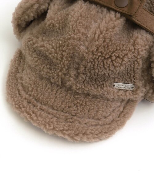 apres les cours（アプレレクール）の「耳あてつきボアキャップ（キャップ・キッズ・ブラウン/アイボリー・50/54/58）」の17枚目の写真