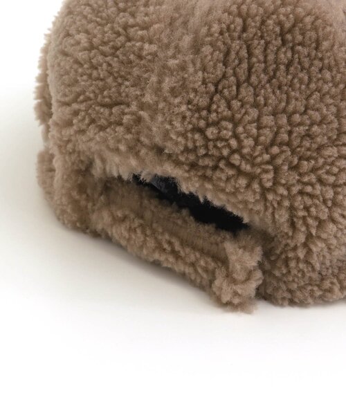 apres les cours（アプレレクール）の「耳あてつきボアキャップ（キャップ・キッズ・ブラウン/アイボリー・50/54/58）」の20枚目の写真