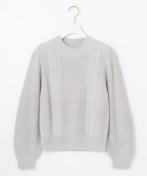 ANY SIS(エニィスィス)の「【洗える】スフレケーブルパフスリーブ ニット(ニット/セーター・レディース・ピンク系/ライトイエロー系/アイボリー系/オレンジ系/ライトグレー系/スカイブルー系・0)」の18枚目の写真