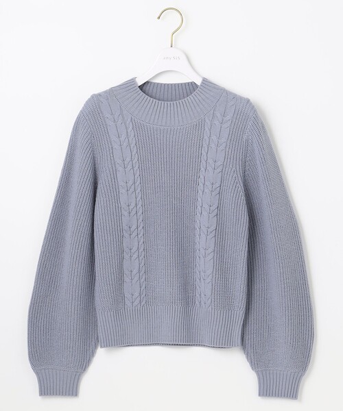ANY SIS(エニィスィス)の「【洗える】スフレケーブルパフスリーブ ニット(ニット/セーター・レディース・ピンク系/ライトイエロー系/アイボリー系/オレンジ系/ライトグレー系/スカイブルー系・0)」の20枚目の写真