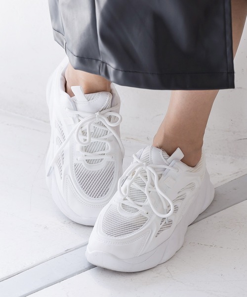 Julia Boutique(ジュリアブティック)の「厚底ダッドスニーカー/22586(スニーカー・レディース・ホワイト・40/38/39/36/37)」の14枚目の写真