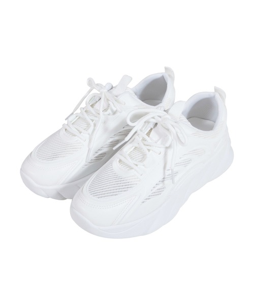 Julia Boutique(ジュリアブティック)の「厚底ダッドスニーカー/22586(スニーカー・レディース・ホワイト・40/38/39/36/37)」の3枚目の写真