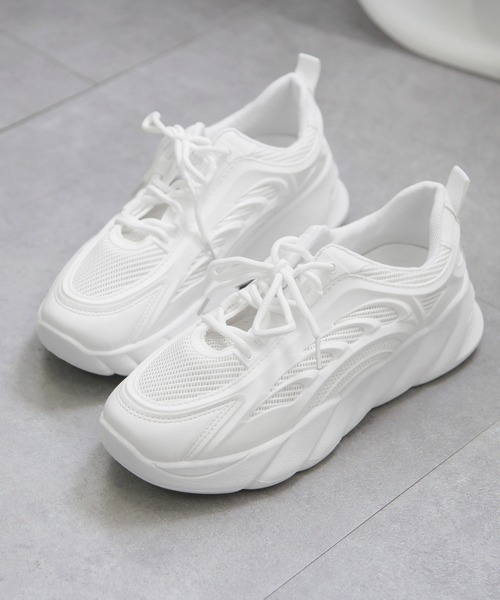 Julia Boutique(ジュリアブティック)の「厚底ダッドスニーカー/22586(スニーカー・レディース・ホワイト・40/38/39/36/37)」の17枚目の写真