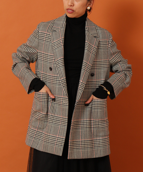 格安未使用★イエナラブークルIENA LA BOUCLE、上質ツイードジャケット IENA LA BOUCLE（イエナラブークル）の「IENA LA BOUCLE グレン