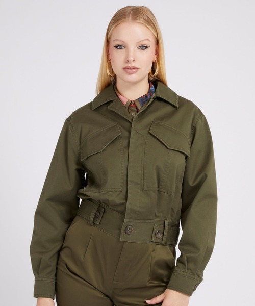 Guess（ゲス）の「Dream On Adele Jacket（ブルゾン・レディース・オリーブ・X-SMALL/SMALL/MEDIUM）」の5枚目の写真