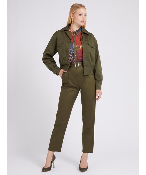 Guess（ゲス）の「Dream On Adele Jacket（ブルゾン・レディース・オリーブ・X-SMALL/SMALL/MEDIUM）」の8枚目の写真